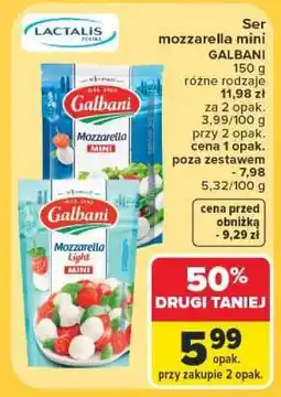 Carrefour Ser MOZZARELLA MINI GALBANI oferta