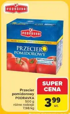 Carrefour Przecier pomidorowy Podravka oferta