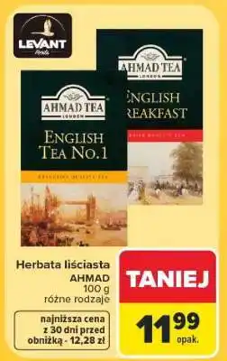 Carrefour Herbata liściasta AHMAD oferta