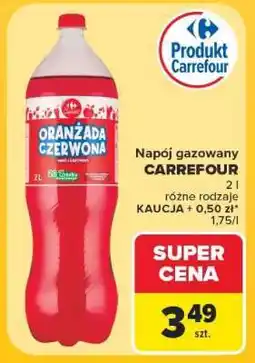 Carrefour Napój gazowany Carrefour oferta