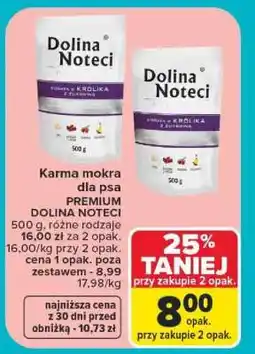 Carrefour Karma mokra dla psa PREMIUM DOLINA NOTECI oferta