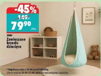 JUMI Zawieszane krzesło dziecięce