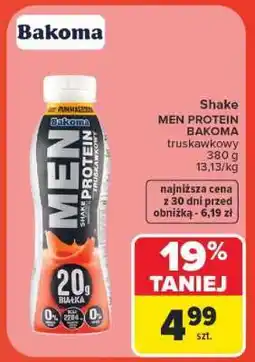 Carrefour Shake MEN PROTEIN BAKOMA oferta