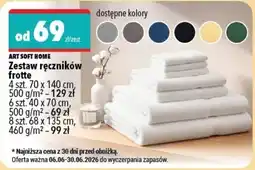 Biedronka ART SOFT HOME Zestaw ręczników frotte oferta