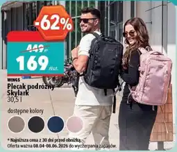 Biedronka WINGS Plecak podróżny Skylark oferta