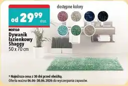 Biedronka RESTILO Dywanik łazienkowy Shaggy oferta