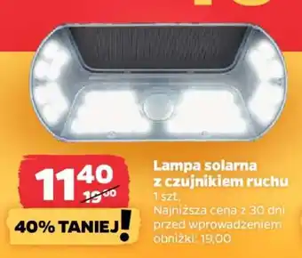 Lampa solarna z czujnikiem ruchu