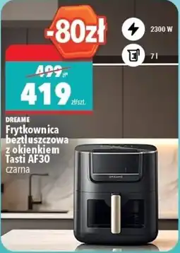 Biedronka DREAME Frytkownica beztłuszczowa z okienkiem Tasti AF30 oferta