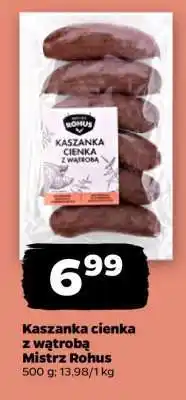 Netto Kaszanka cienka z wątrobą Mistrz Rohus oferta