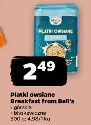 Netto Płatki owsiane Breakfast from Bell’s oferta