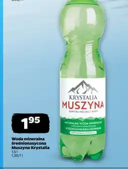 Netto Woda mineralna średnionasycona Muszyna Krystalia oferta