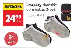 Biedronka Skarpety damskie lub męskie 3 pak oferta