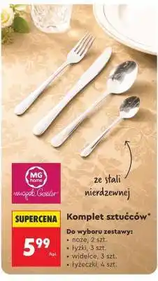 Biedronka Komplet sztućców oferta