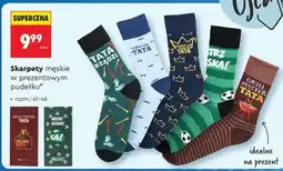 Biedronka Skarpety męskie w prezentowym pudełku oferta
