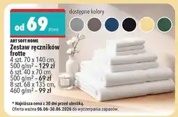 Biedronka Zestaw ręczników Frotte oferta