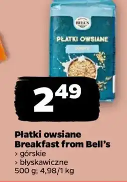 Netto Breakfast from Bells Płatki owsiane oferta