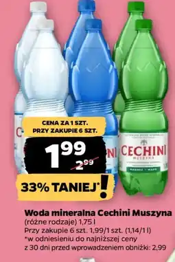 Netto Cechini Muszyna Woda mineralna oferta