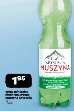 Netto Krystalia Muszyna Woda mineralna średnionasycona oferta