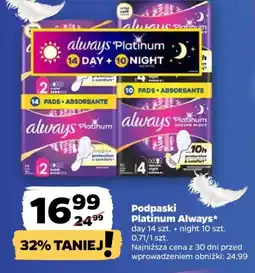 Netto Always Platinum Podpaski oferta