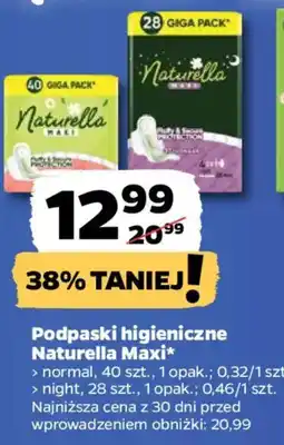 Netto Naturella Maxi Podpaski higieniczne oferta