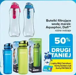 Carrefour Butelki filtrujące wodę Aquaphor, Dafi oferta