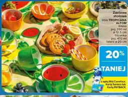Carrefour Zastawa stołowa linia TROPICANA Altom oferta