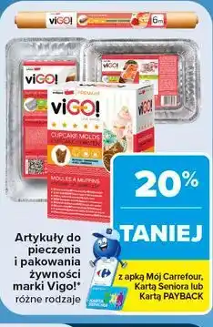Carrefour Artykuły do pieczenia i pakowania żywności marki Vigo! oferta