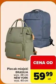 Carrefour Plecak miejski BRASILIA / NEW YORK oferta
