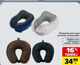 Carrefour Poduszka pod szyję LEOPARD, ERGONOMIC oferta