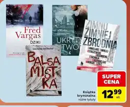 Carrefour Książka kryminalna różne tytuły oferta
