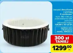 Carrefour Jacuzzi dmuchane z pompą 4-osobowe Corciano oferta