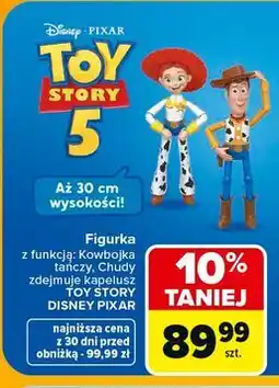 Carrefour Figurka z funkcją Kowbojka tańczy, Chudy zdejmuje kapelusz TOY STORY DISNEY PIXAR oferta