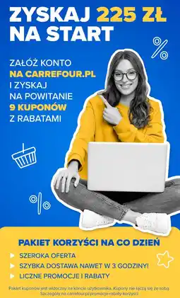Carrefour Konto na carrefour.pl - pakiet kuponów oferta