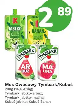 Limonka Tymbark/Kubuś Mus Owocowy oferta
