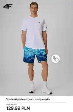 4F Spodenki plażowe boardshorty męskie 4F oferta