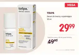 Rossmann Serum do twarzy rozjaśniające Tołpa dermo shots Vita Bright oferta