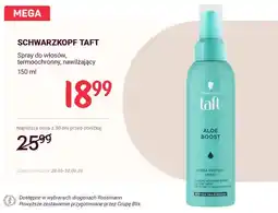 Rossmann Spray do włosów Schwarzkopf Taft Aloe Boost termoochronny nawilżający oferta