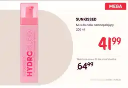 Rossmann Mus do ciała samoopalający Sunkissed oferta