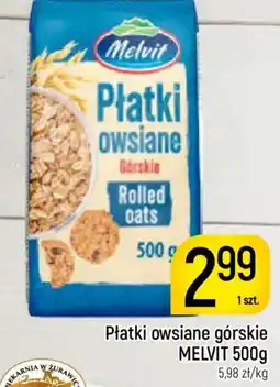 Delikatesy Piotruś Pan Melvit Płatki owsiane górskie oferta