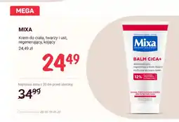 Rossmann Krem do ciała twarzy i ust regenerujący kojący Mixa Balm Cica+ oferta
