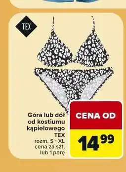 Carrefour Góra od kostiumu kąpielowego TEX oferta