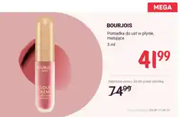 Rossmann Pomadka do ust w płynie matująca Bourjois oferta