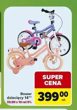 Carrefour Rower dziecięcy oferta