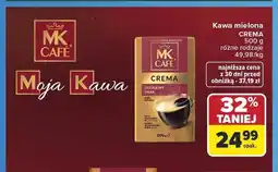 Carrefour Kawa mielona MK Café Crema oferta
