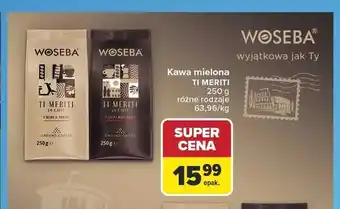 Carrefour Kawa mielona Woseba Ti Meriti Crema e Aroma oferta