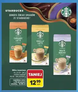 Carrefour Miks kawowy Starbucks Caramel Latte 4-pak oferta