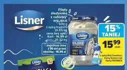 Carrefour Filety śledziowe z cebulką Wiejskie Lisner oferta