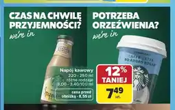 Carrefour Napój kawowy Starbucks oferta
