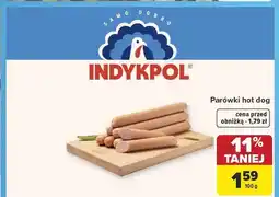 Carrefour Parówki hot dog Indykpol oferta