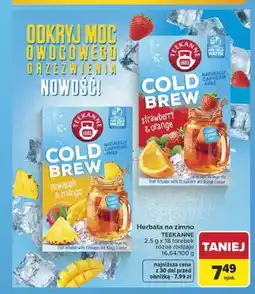 Carrefour Herbata na zimno Teekanne Cold Brew 18-pak oferta